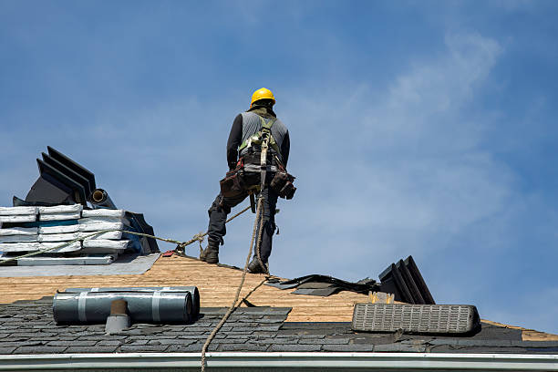 Professional Roofing technician working in Parker, ID